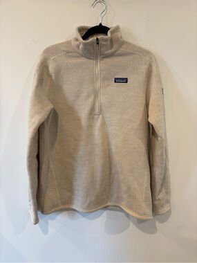 Patagonia Women’s Half-Zip Pullover — Cream Beige